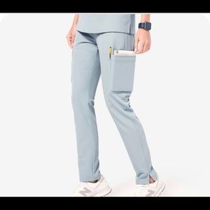Figs Yola Scrub Pants Dusty Blue